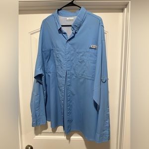 XXL Columbia long sleeve fishing shirt.